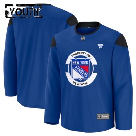 Lapsille NHL New York Rangers Pelipaita Custom Fanatics Team Practice 2024-25 Sininen